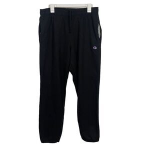 Champion Black Tapered Leg Athletic Sweatpants